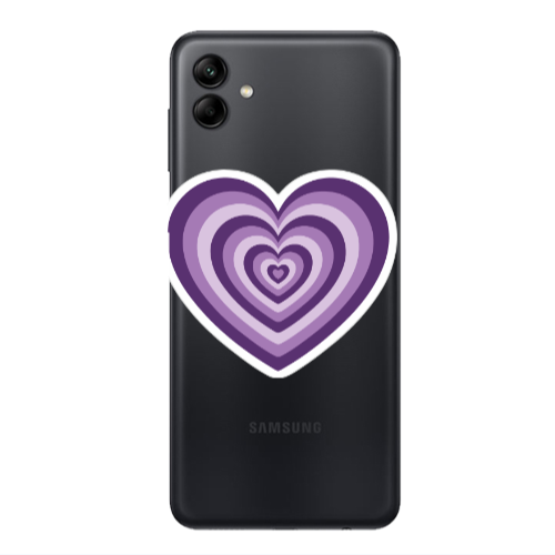 Samsung A04 My Heart Is Yours 2 Transparent Silicone TPU Θήκη