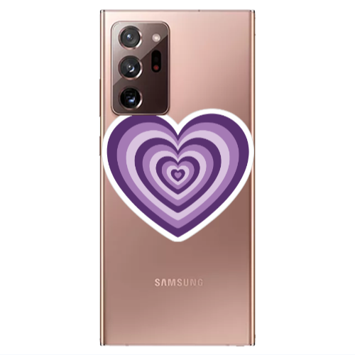 Samsung Note 20 Ultra My Heart Is Yours 2 Transparent Silicone TPU Θήκη