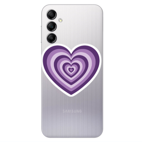 Samsung A24 My Heart Is Yours 2 Transparent Silicone TPU Θήκη