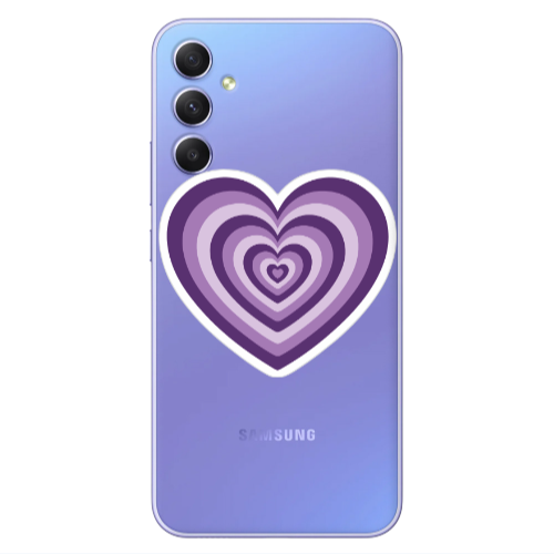 Samsung A34 My Heart Is Yours 2 Transparent Silicone TPU Θήκη