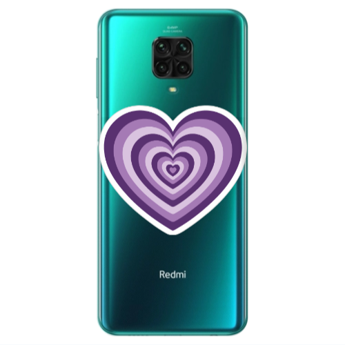 Xiaomi Redmi Note 9S My Heart Is Yours 2 Transparent Silicone TPU Θήκη