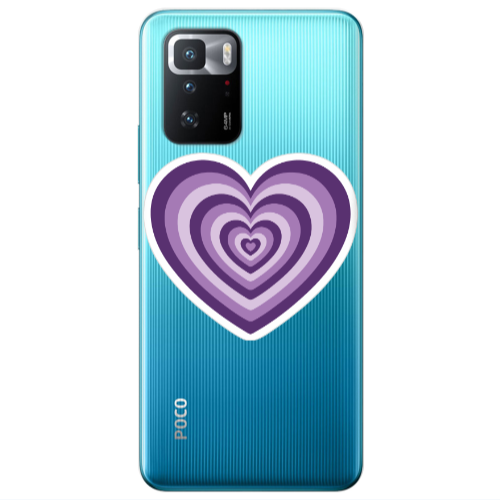Xiaomi Poco X3 GT My Heart Is Yours 2 Transparent Silicone TPU Θήκη