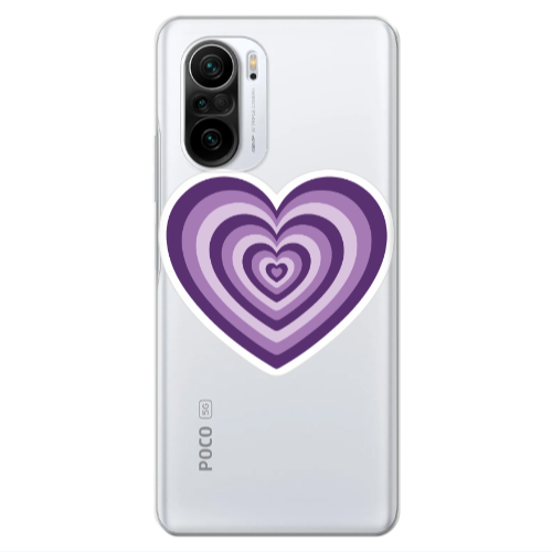 Xiaomi Poco F3 My Heart Is Yours 2 Transparent Silicone TPU Θήκη