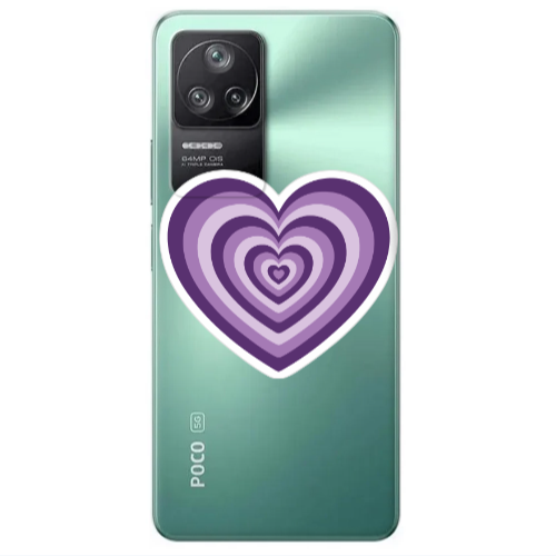Xiaomi Poco F4 My Heart Is Yours 2 Transparent Silicone TPU Θήκη