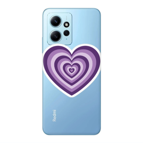 Xiaomi Redmi Note 12 4G My Heart Is Yours 2 Transparent Silicone TPU Θήκη