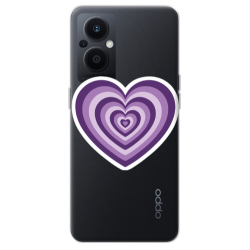 Oppo Reno 7 Lite My Heart Is Yours 2 Transparent Silicone TPU Θήκη