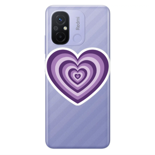 Xiaomi Redmi 12C My Heart Is Yours 2 Transparent Silicone TPU Θήκη
