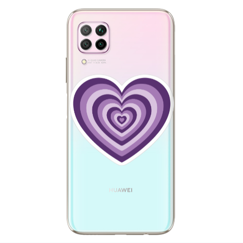 Huawei P40 Lite My Heart Is Yours 2 Transparent Silicone TPU Θήκη