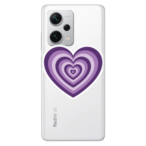 Xiaomi Redmi Note 12 5G My Heart Is Yours 2 Transparent Silicone TPU Θήκη