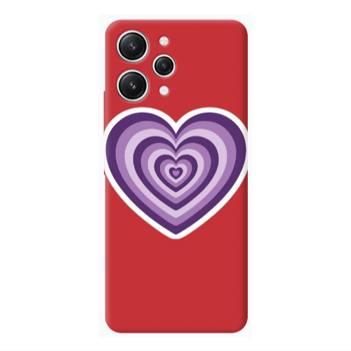 Xiaomi Redmi 12 My Heart Is Yours 2 Red Colored Silicone TPU Θήκη