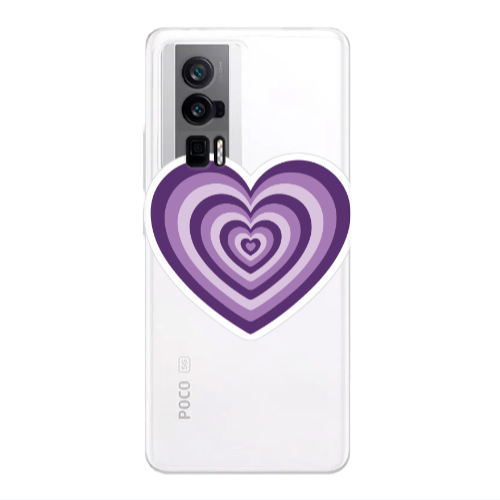 Xiaomi Poco F5 Pro My Heart Is Yours 2 Transparent Silicone TPU Θήκη