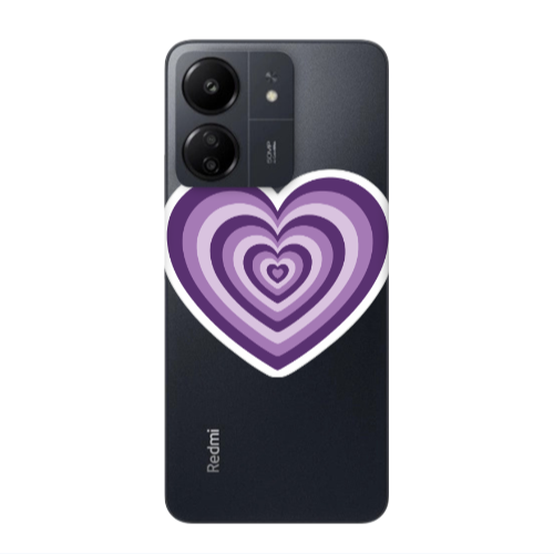 Xiaomi Redmi 13C My Heart Is Yours 2 Transparent Silicone TPU Θήκη