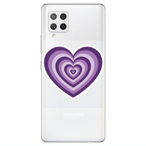 Samsung A42 5G My Heart Is Yours 2 Transparent Silicone TPU Θήκη