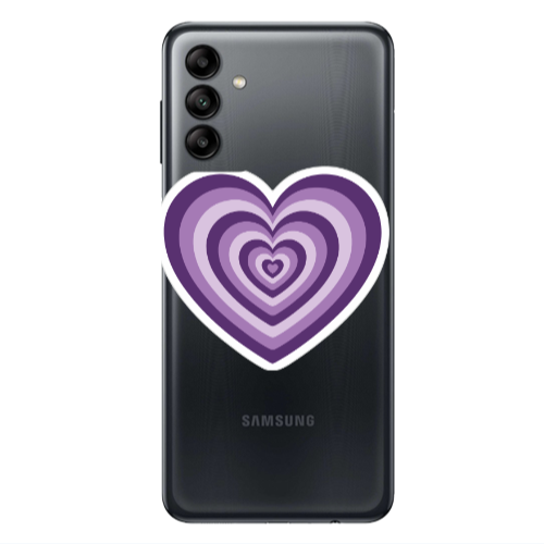 Samsung A13 5G My Heart Is Yours 2 Transparent Silicone TPU Θήκη