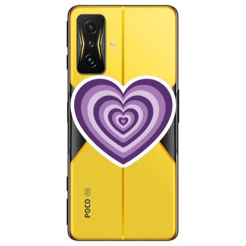 Xiaomi Poco F4 Gt My Heart Is Yours 2 Transparent Silicone TPU Θήκη
