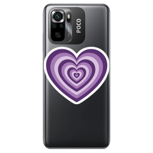 Xiaomi Poco M5 s My Heart Is Yours 2 Transparent Silicone TPU Θήκη