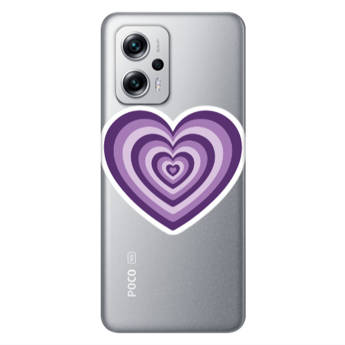 Xiaomi Poco X4 GT My Heart Is Yours 2 Transparent Silicone TPU Θήκη