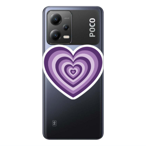 Xiaomi Poco X5 My Heart Is Yours 2 Transparent Silicone TPU Θήκη