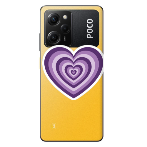 Xiaomi Poco X5 Pro My Heart Is Yours 2 Transparent Silicone TPU Θήκη