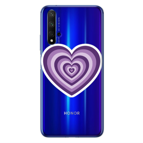 Huawei Nova 5 T My Heart Is Yours 2 Transparent Silicone TPU Θήκη