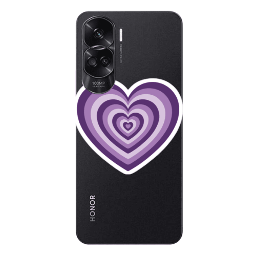 Honor 90 Lite 5G My Heart Is Yours 2 Transparent Silicone TPU Θήκη
