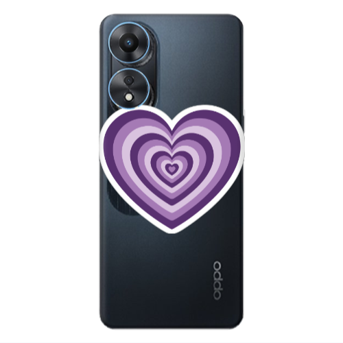 Oppo A 98 My Heart Is Yours 2 Transparent Silicone TPU Θήκη
