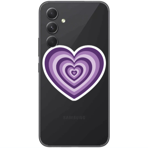 Samsung Galaxy A25 My Heart Is Yours 2 Transparent Silicone TPU Θήκη