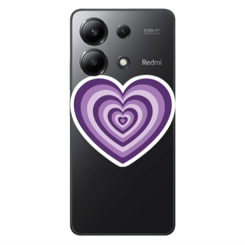 Xiaomi Redmi Note 13 4G My Heart Is Yours 2 Transparent Silicone TPU Θήκη