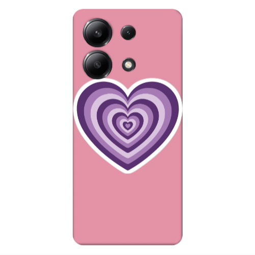 Xiaomi Redmi Note 13 4G My Heart Is Yours 2 Pink Colored Silicone TPU Θήκη