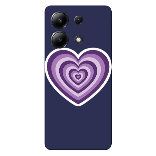Xiaomi Redmi Note 13 4G My Heart Is Yours 2 Dark blue Colored Silicone TPU Θήκη
