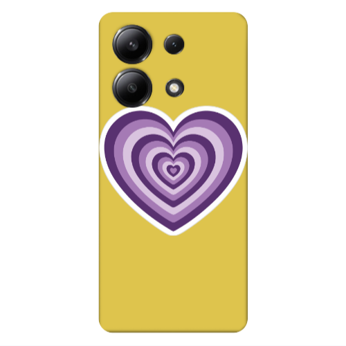 Xiaomi Redmi Note 13 4G My Heart Is Yours 2 Yellow Colored Silicone TPU Θήκη