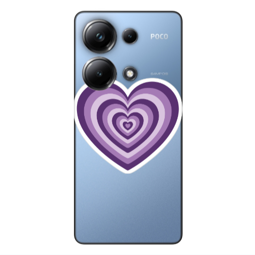 Xiaomi Poco M6 Pro 4G My Heart Is Yours 2 Transparent Silicone TPU Θήκη