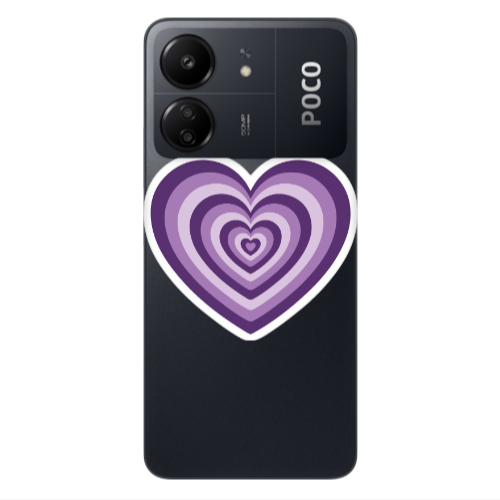 Xiaomi Poco C65 My Heart Is Yours 2 Transparent Silicone TPU Θήκη