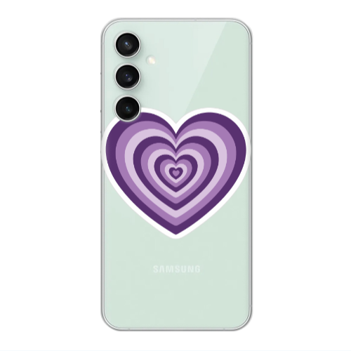 Samsung S24 My Heart Is Yours 2 Transparent Silicone TPU Θήκη