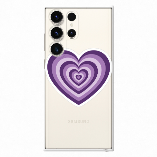 Samsung S24 Ultra My Heart Is Yours 2 Transparent Silicone TPU Θήκη