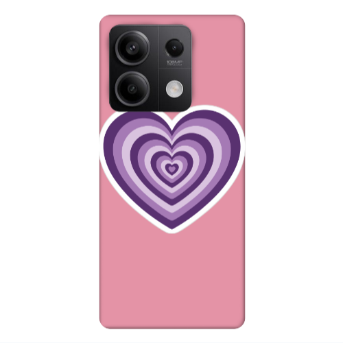 Xiaomi Redmi Note 13Pro 5G My Heart Is Yours 2 Pink Colored Silicone TPU Θήκη