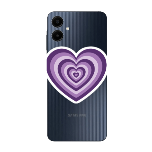 Samsung A06 My Heart Is Yours 2 Transparent Silicone TPU Θήκη