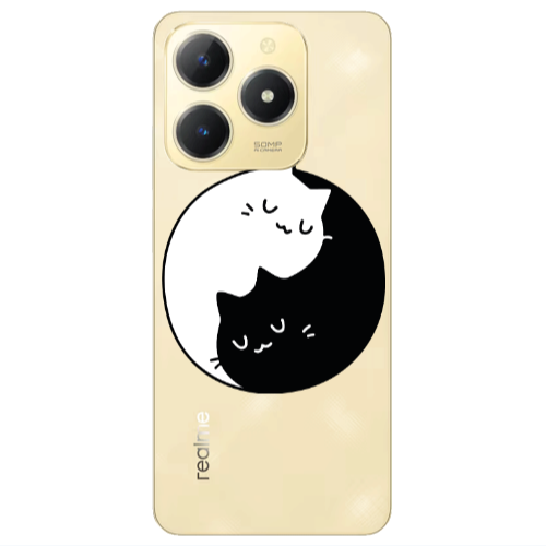 Realme C61 Bundle of love Transparent Silicone TPU Θήκη