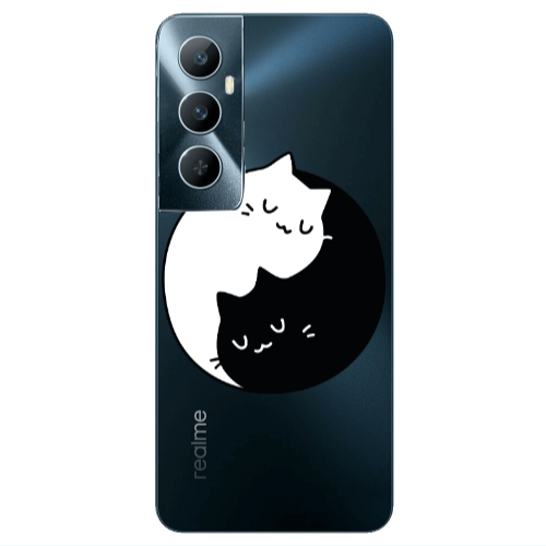 Realme C65 Bundle of love Transparent Silicone TPU Θήκη