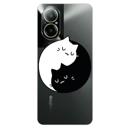 Realme C67 Bundle of love Transparent Silicone TPU Θήκη