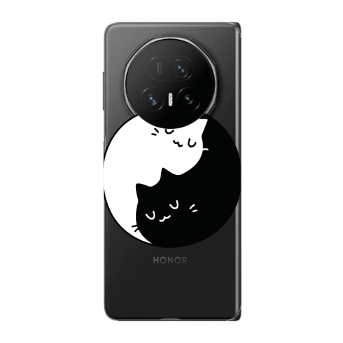 Honor Magic V5 Bundle of love Transparent Silicone TPU Θήκη