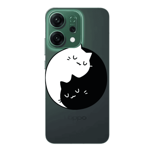 Oppo RENO 14 Bundle of love Transparent Silicone TPU Θήκη