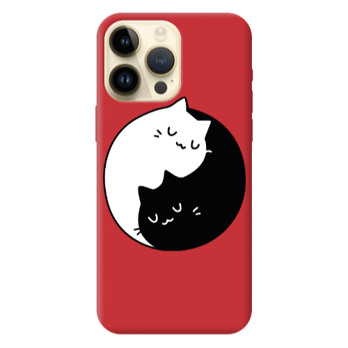 Apple iPhone 13 Pro Max Bundle of love Red Colored Silicone TPU Θήκη