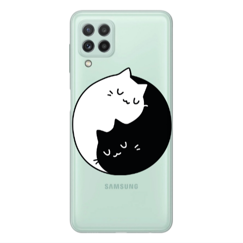 Samsung A22 4G Bundle of love Transparent Silicone TPU Θήκη