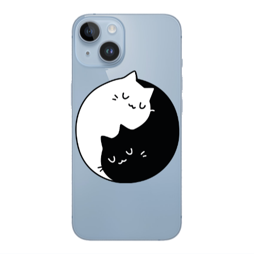 Apple iPhone 14 Plus Bundle of love Transparent Silicone TPU Θήκη
