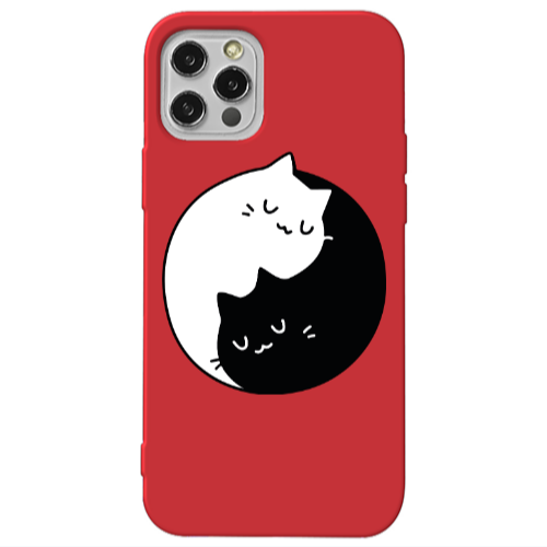 Apple iPhone 13 Pro Bundle of love Red Colored Silicone TPU Θήκη