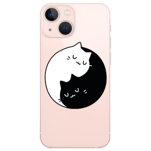 Apple iPhone 13 Mini Bundle of love Transparent Silicone TPU Θήκη