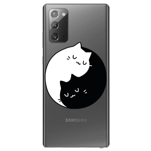 Samsung Note 20 Bundle of love Transparent Silicone TPU Θήκη