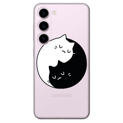Samsung S23 Plus Bundle of love Transparent Silicone TPU Θήκη