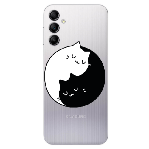 Samsung A14 5G Bundle of love Transparent Silicone TPU Θήκη